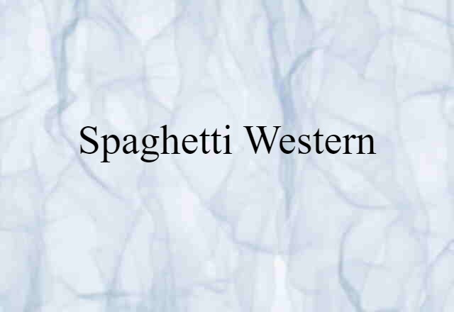 spaghetti western