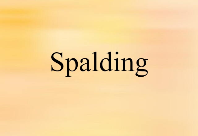 Spalding