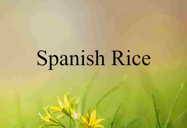 Spanish rice