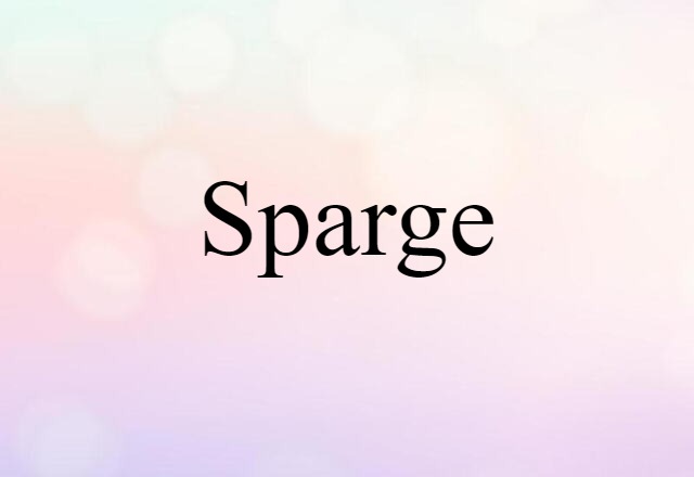 sparge