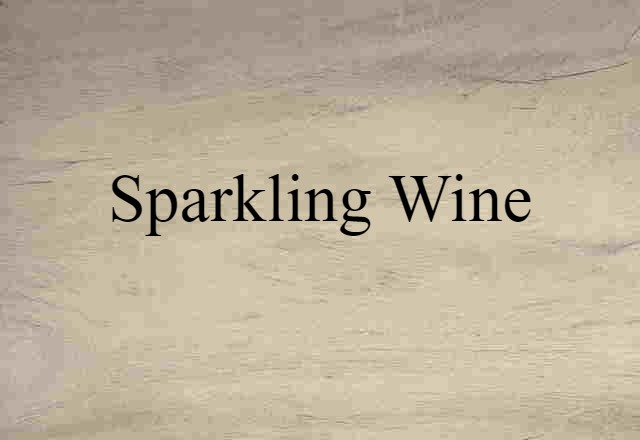 sparkling wine