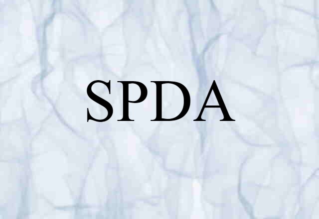 SPDA (noun) Definition, Meaning & Examples