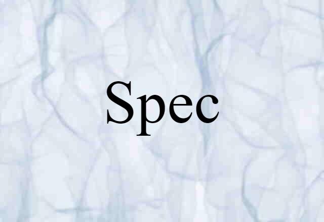 spec