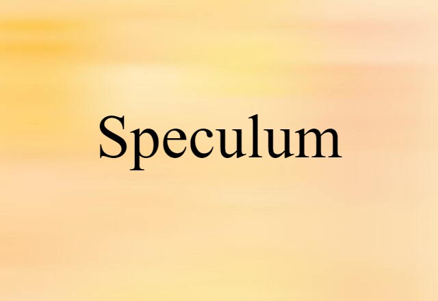 speculum