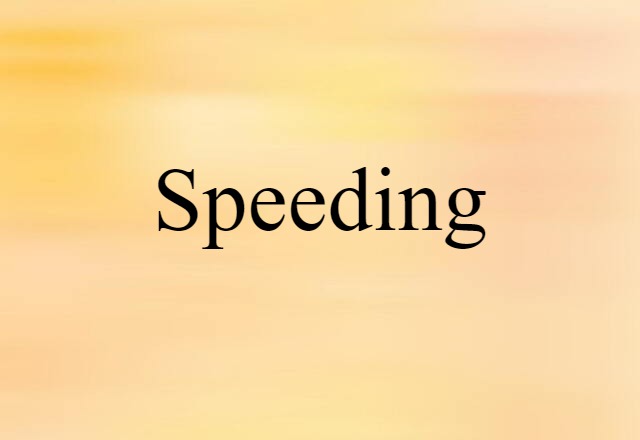 speeding