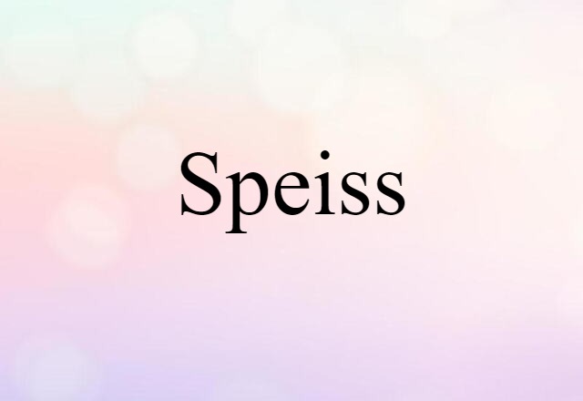 speiss