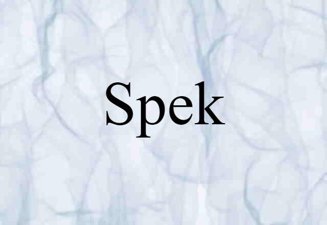 spek