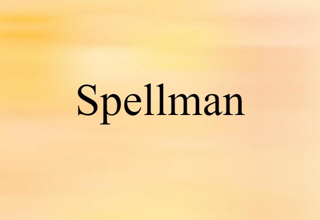 Spellman