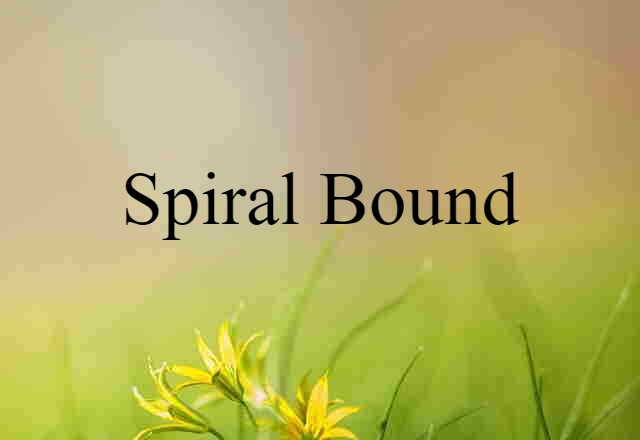 spiral-bound