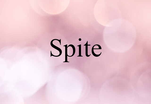 spite