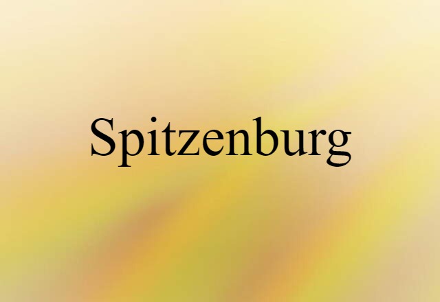 Spitzenburg