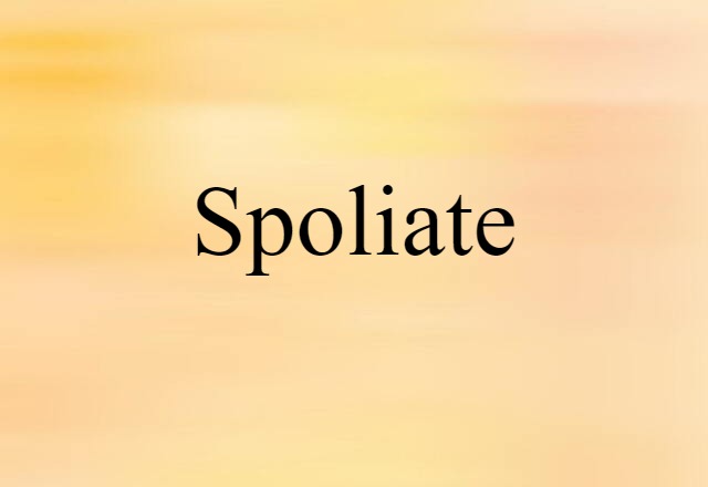 spoliate