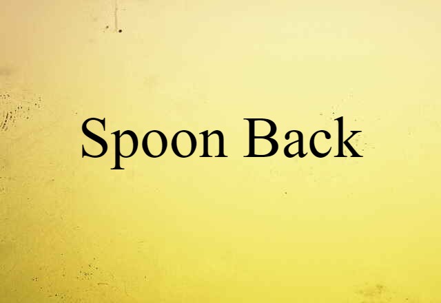 spoon back