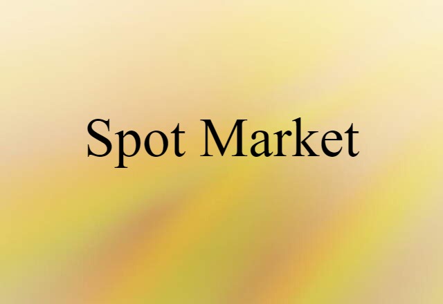 spot market