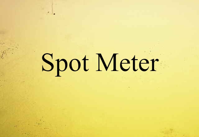 spot meter