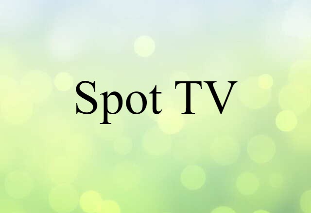 spot TV