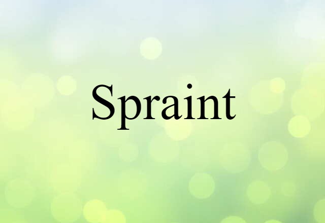 spraint