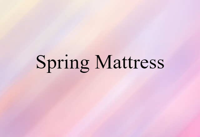 spring mattress