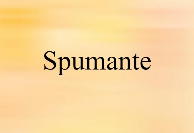 spumante