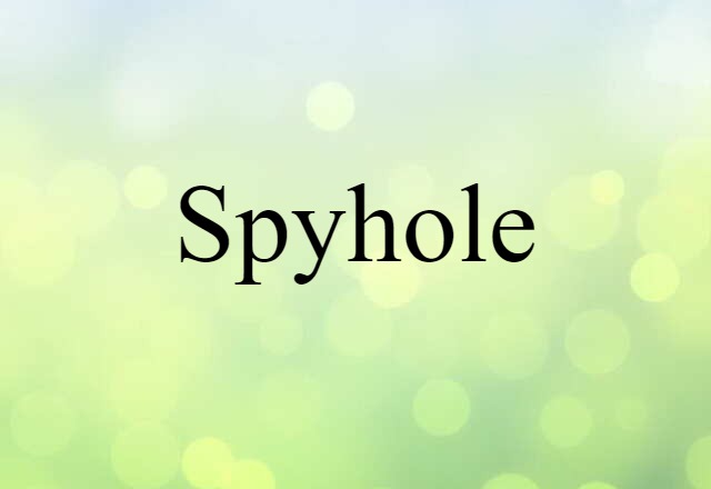 spyhole