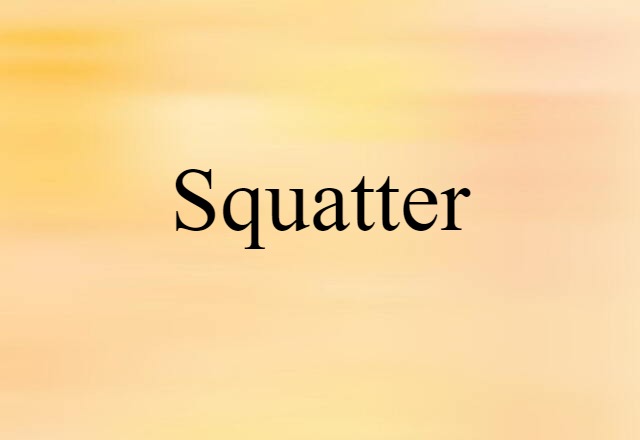 squatter