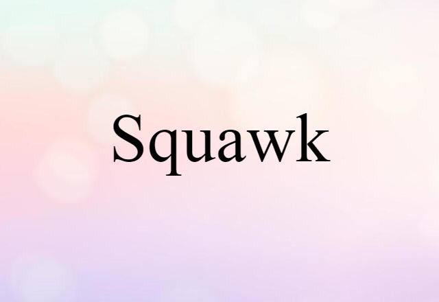 squawk