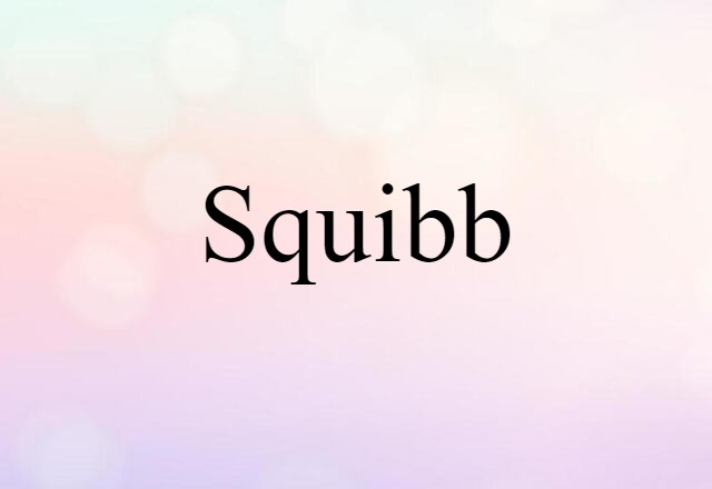 Squibb