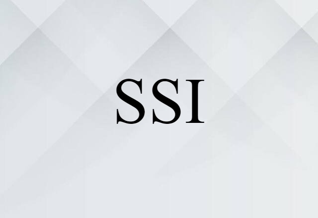 SSI