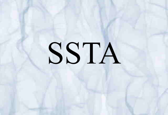 SSTA