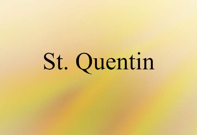 St. Quentin