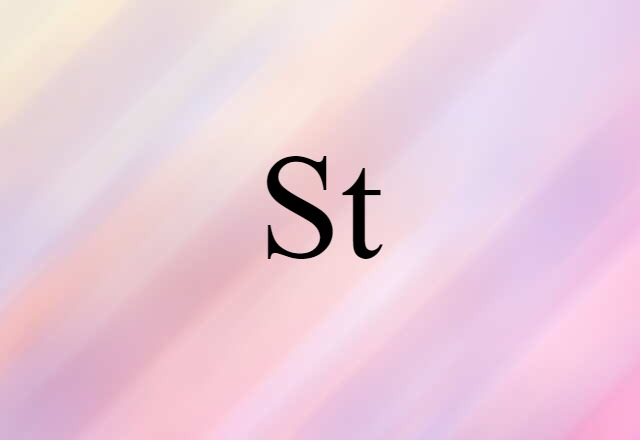 st