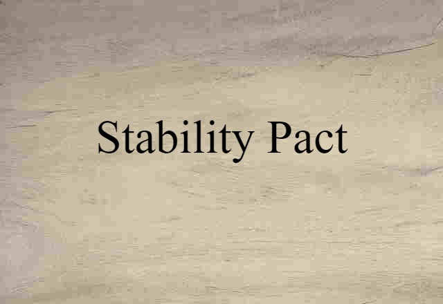 stability pact