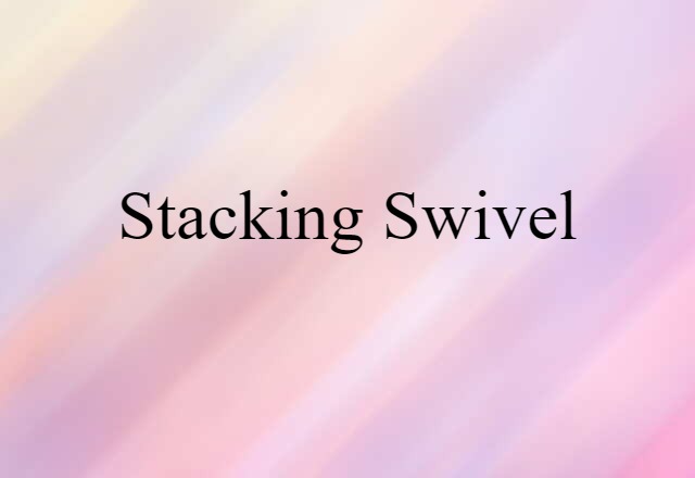 stacking swivel