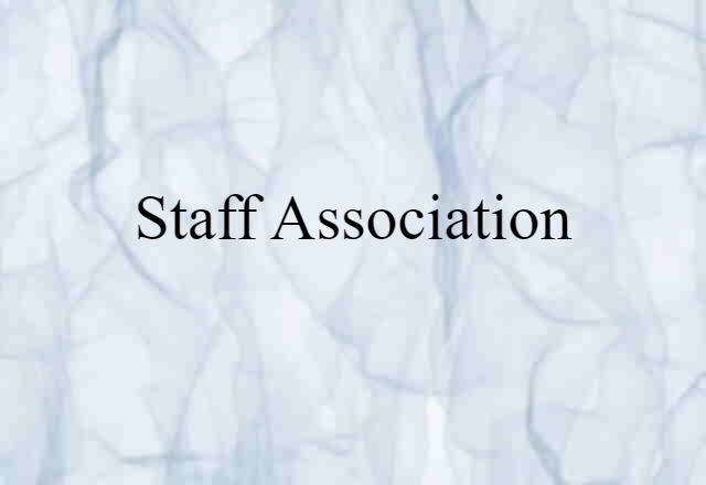 staff association