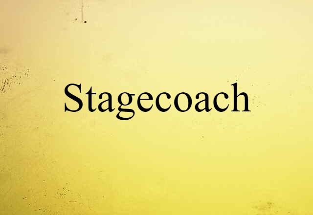 stagecoach