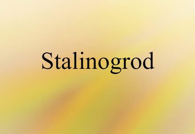 Stalinogrod