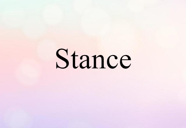 stance