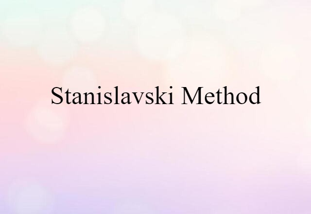 Stanislavski Method