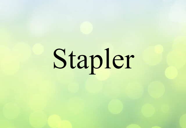 stapler