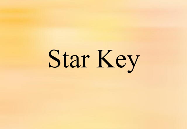 star key