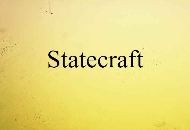 statecraft