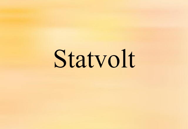 statvolt