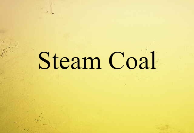 steam coal