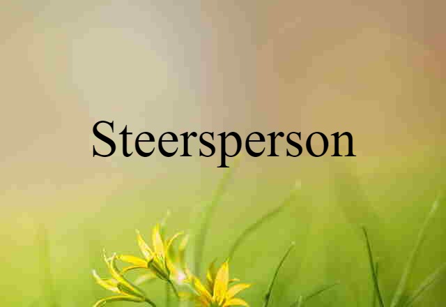 steersperson