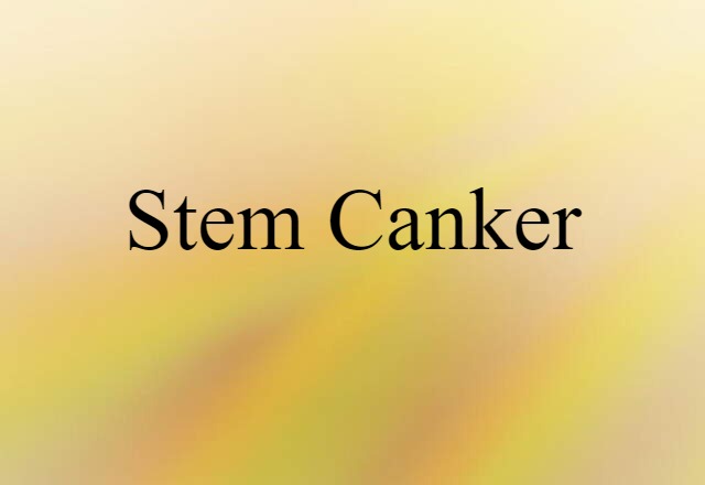 stem canker