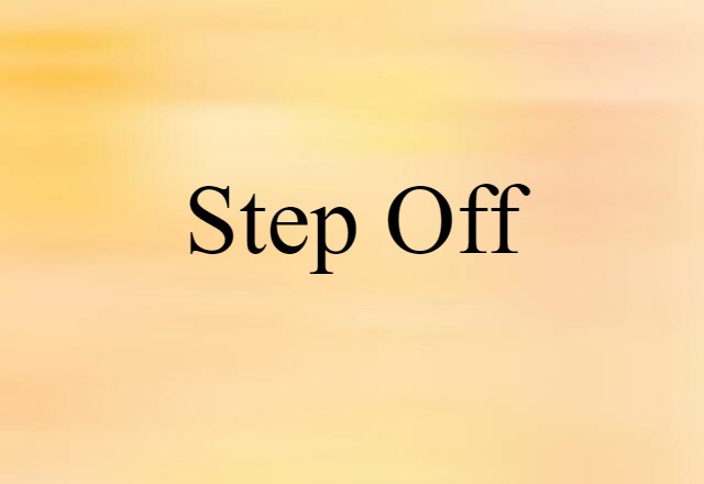 step off