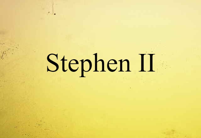 Stephen II