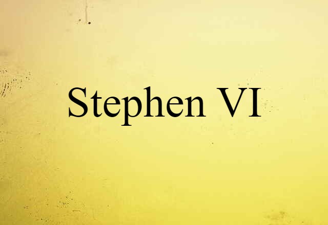 Stephen VI