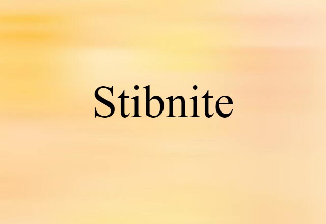 stibnite