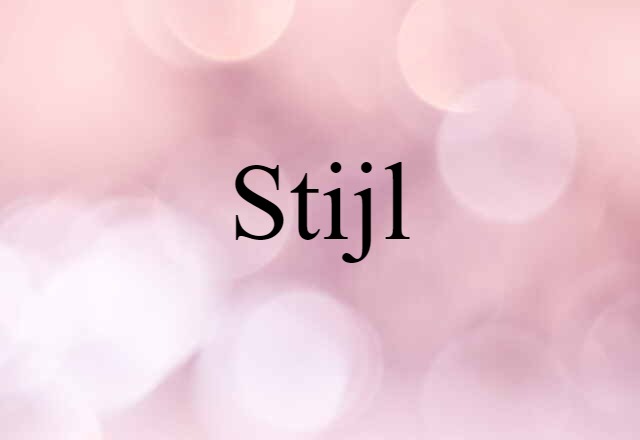 Stijl